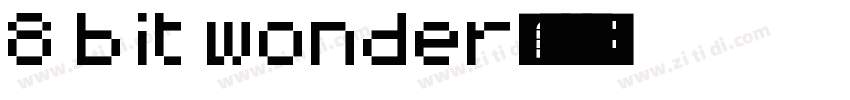 8 bit wonder字体转换